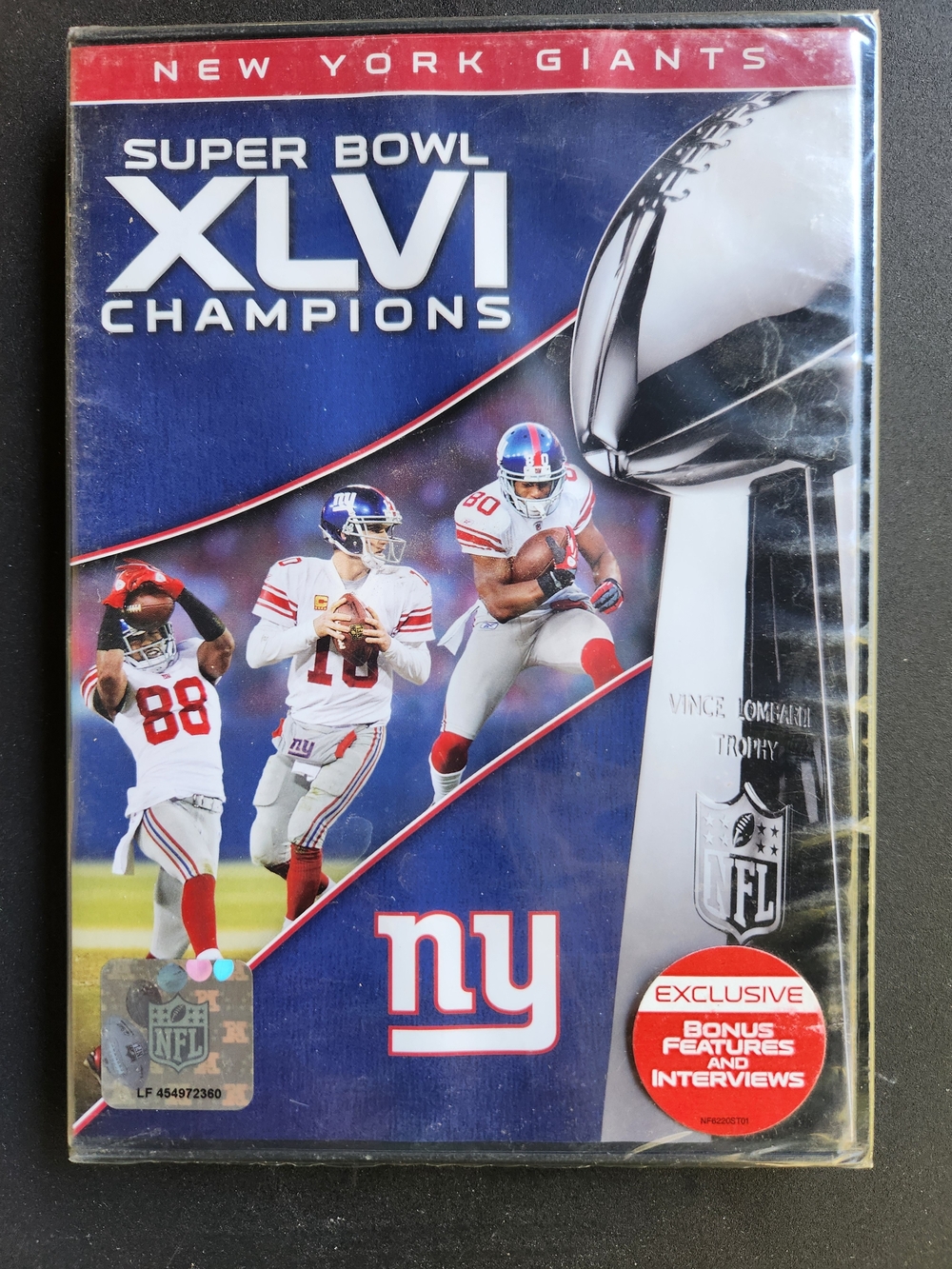 New York Giants Super Bowl XLVI Champions DVD - NY Giants